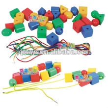 2016 Plastic threading beads for kids for sales